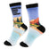 Mountain Biking Is My Therapy Socks - Funny MTB Gift - Scenic Trail Socks